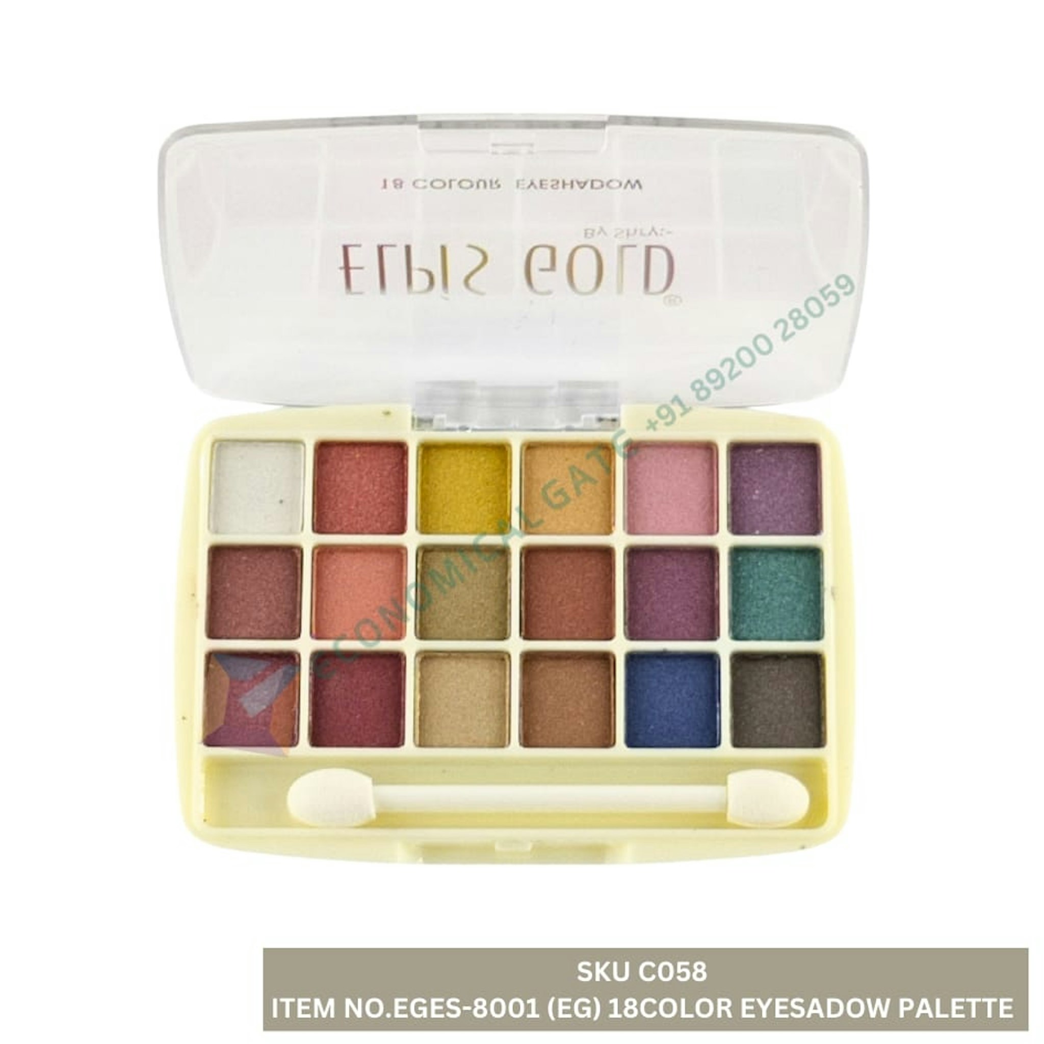 EGES-8001 (EG) 18 COLOUR EYE SHODOW PALETTE 