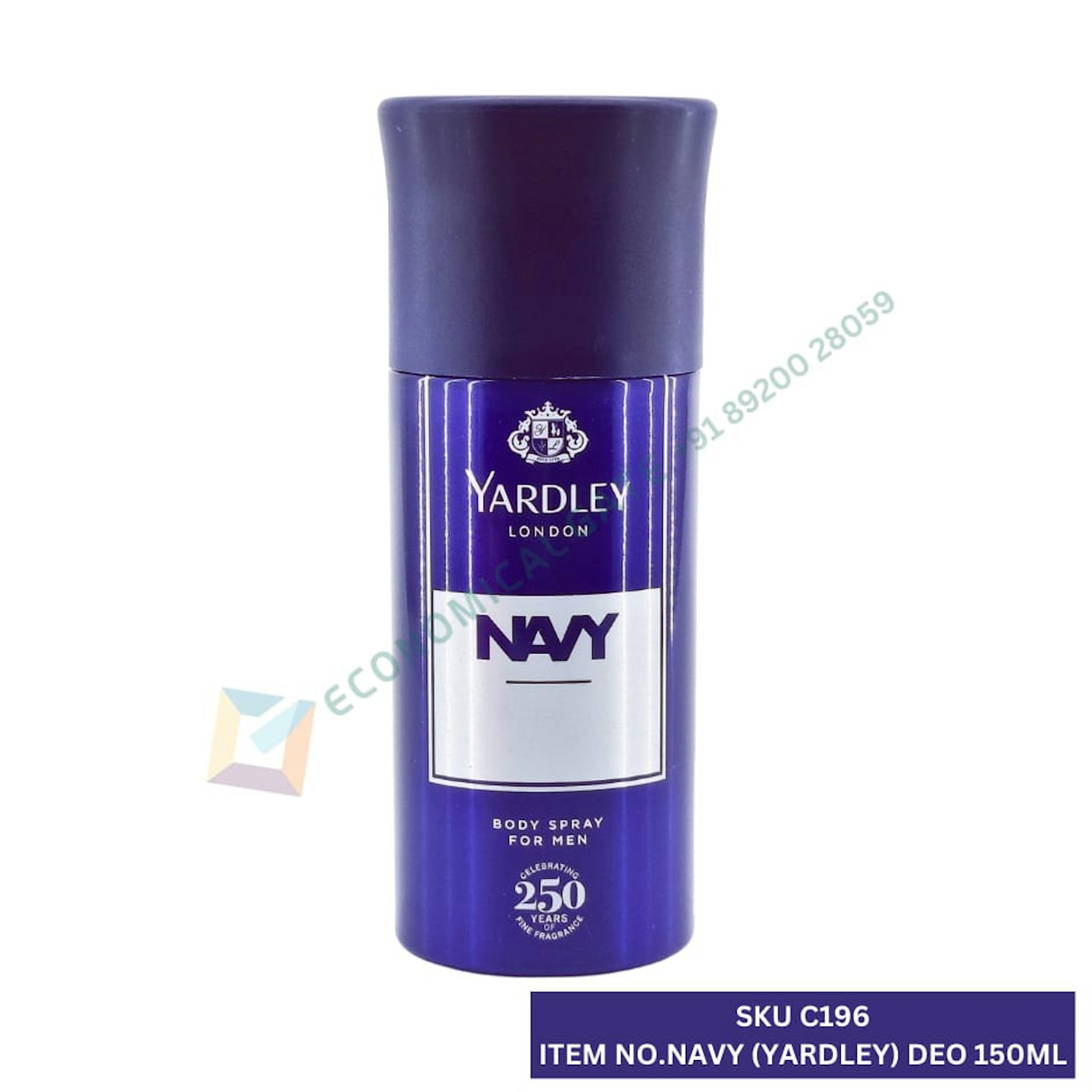 NAVY (YARDLEY) DEO 150 ML 