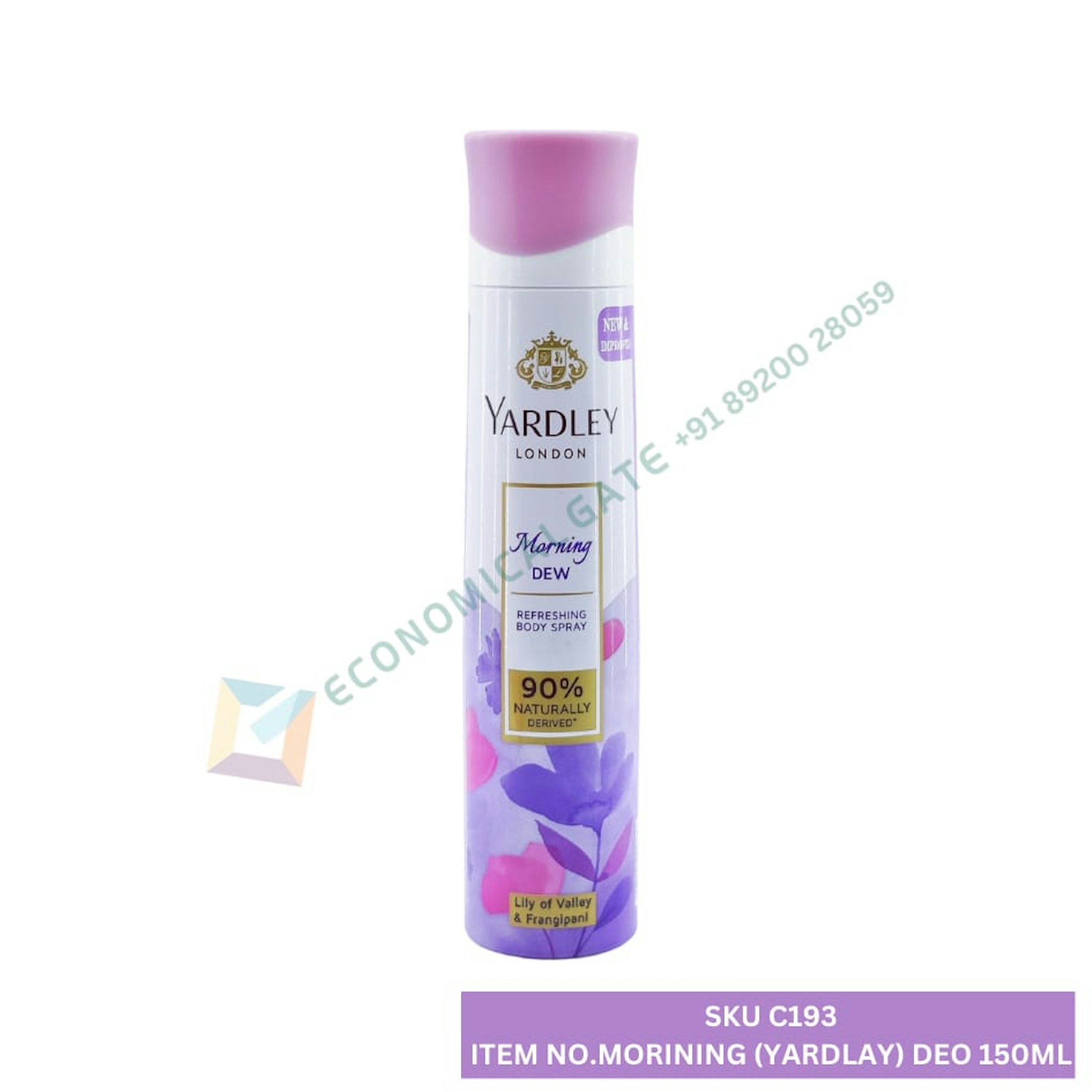 MORNING (YARDLAY) DEO 150 ML 