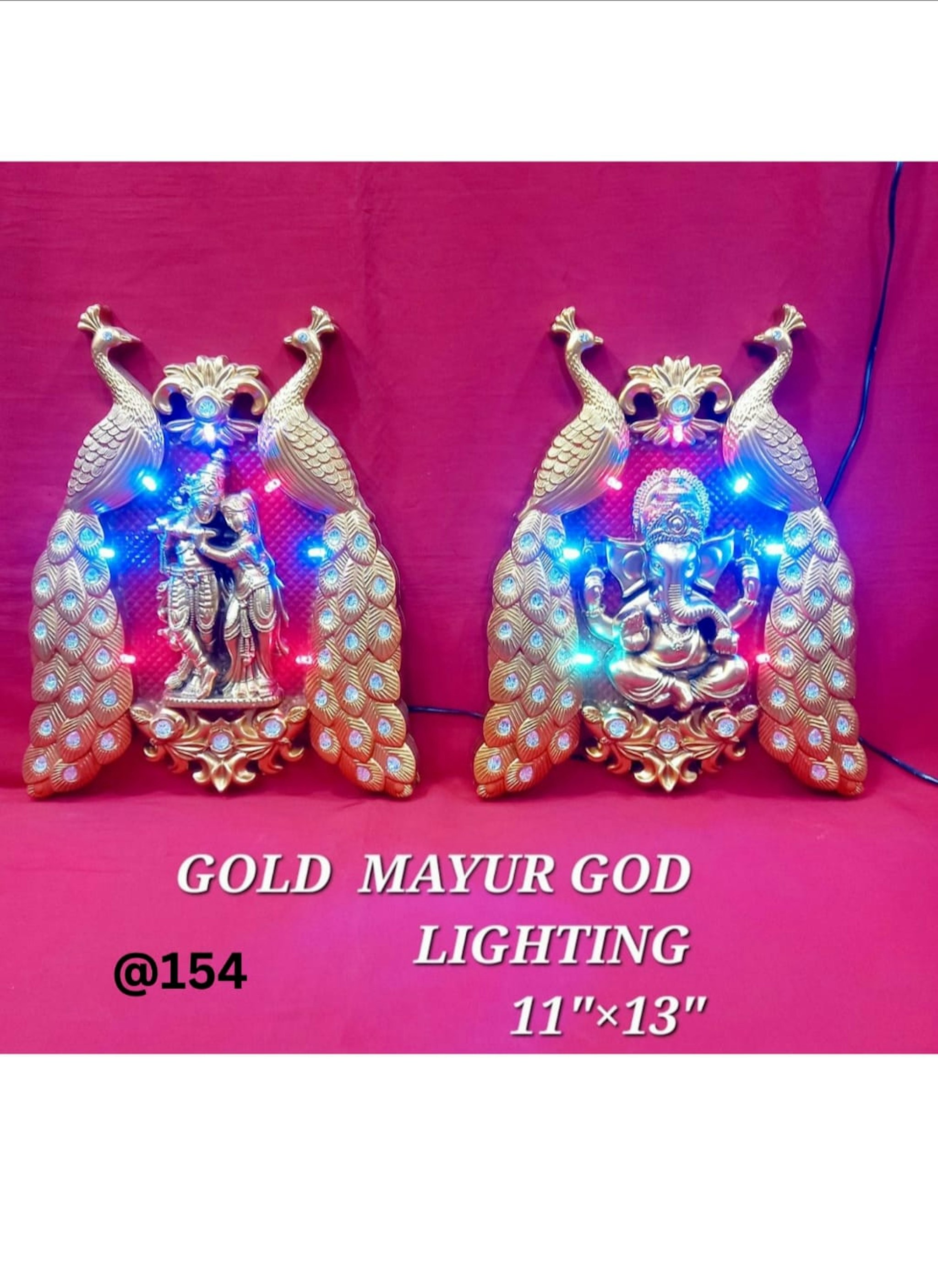 GOLD MAYUR LIGHTING GOD  R.K