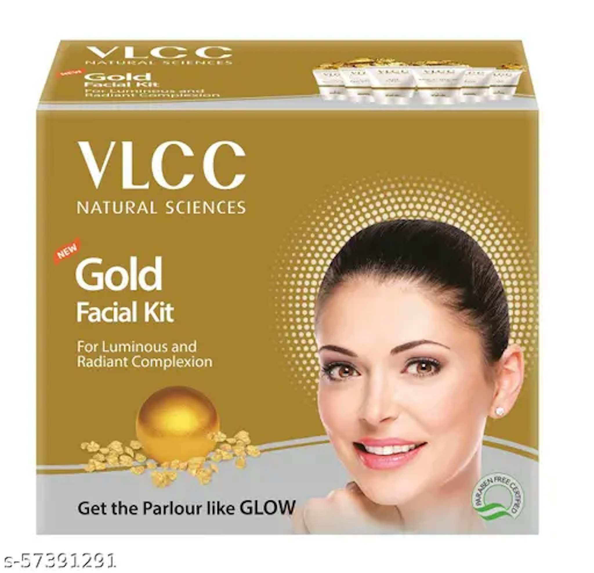 VLCC GOLD FACIALKIT 60 GM  MRP  320 