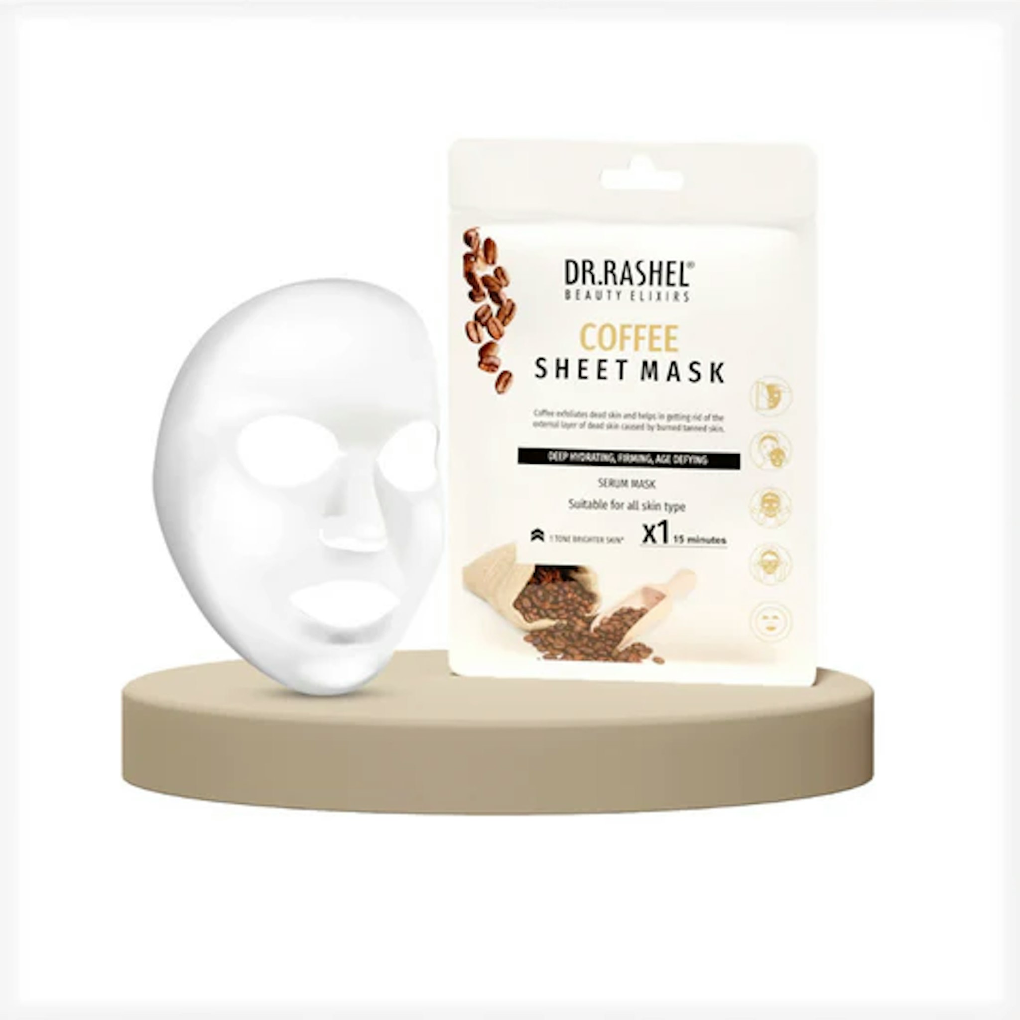 DR RASHEL COFFE  SHEET MASK 