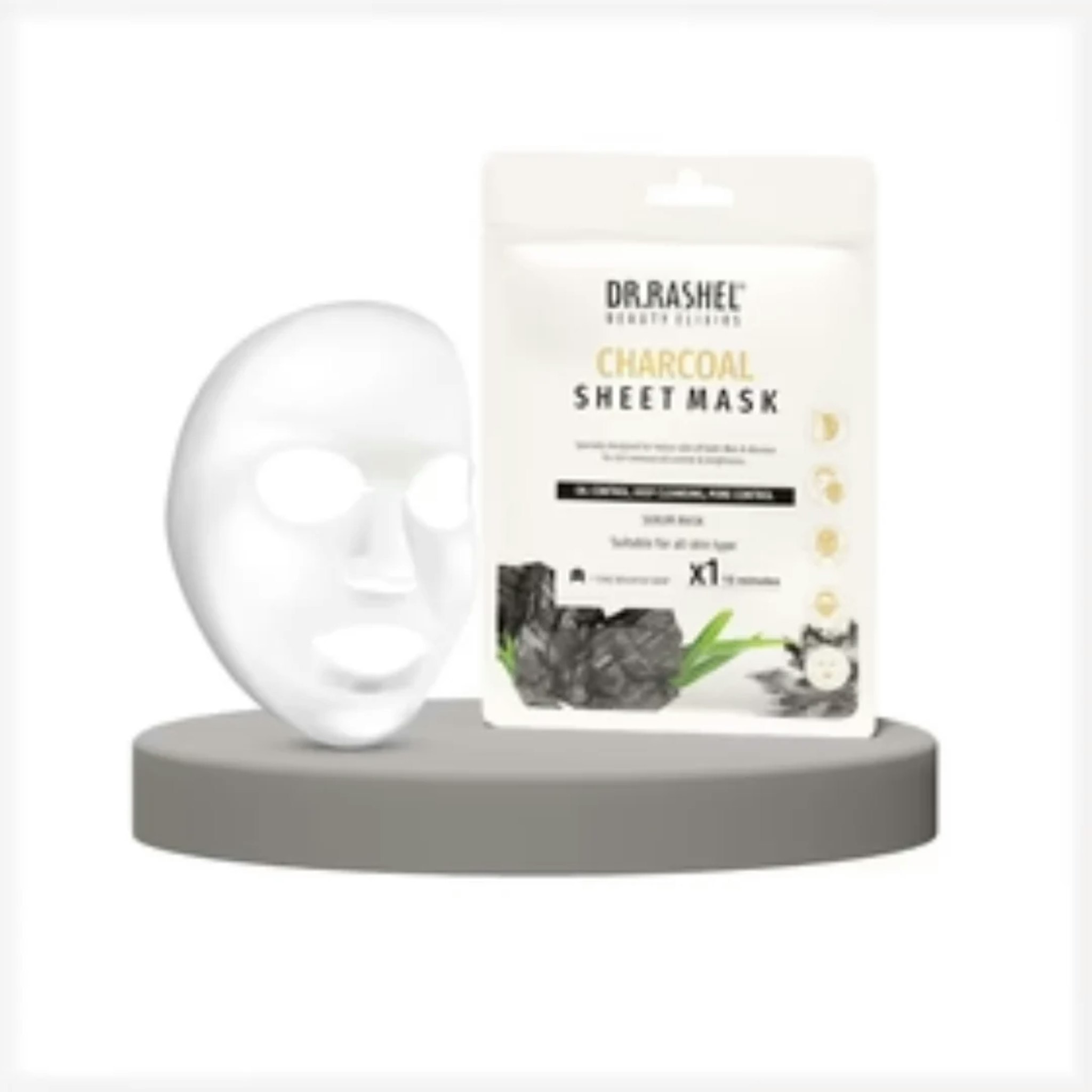 DR RASHEL CHARCOAL SHEET MASK 