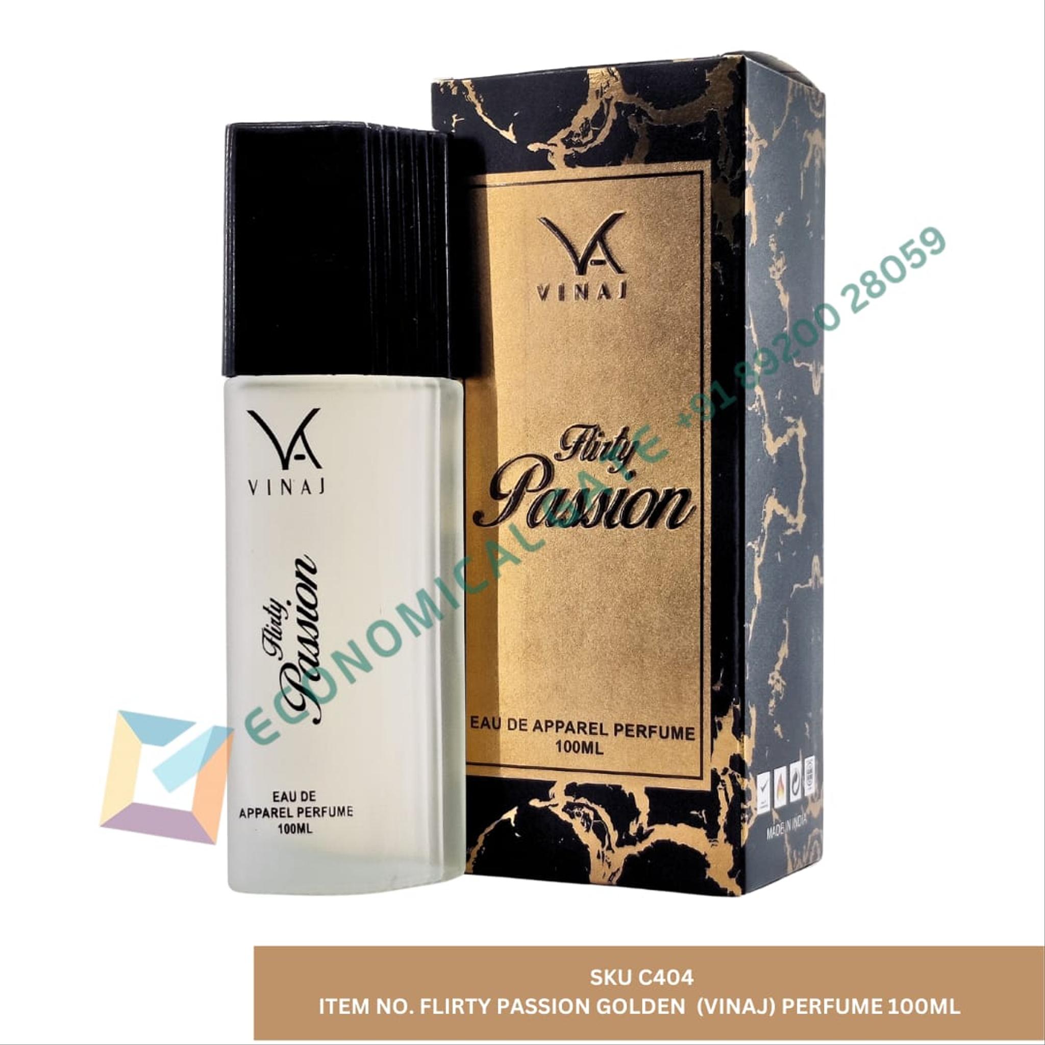 FLIRTY PASSION GOLDEN (VINAJ) PERFUME 100 ML 