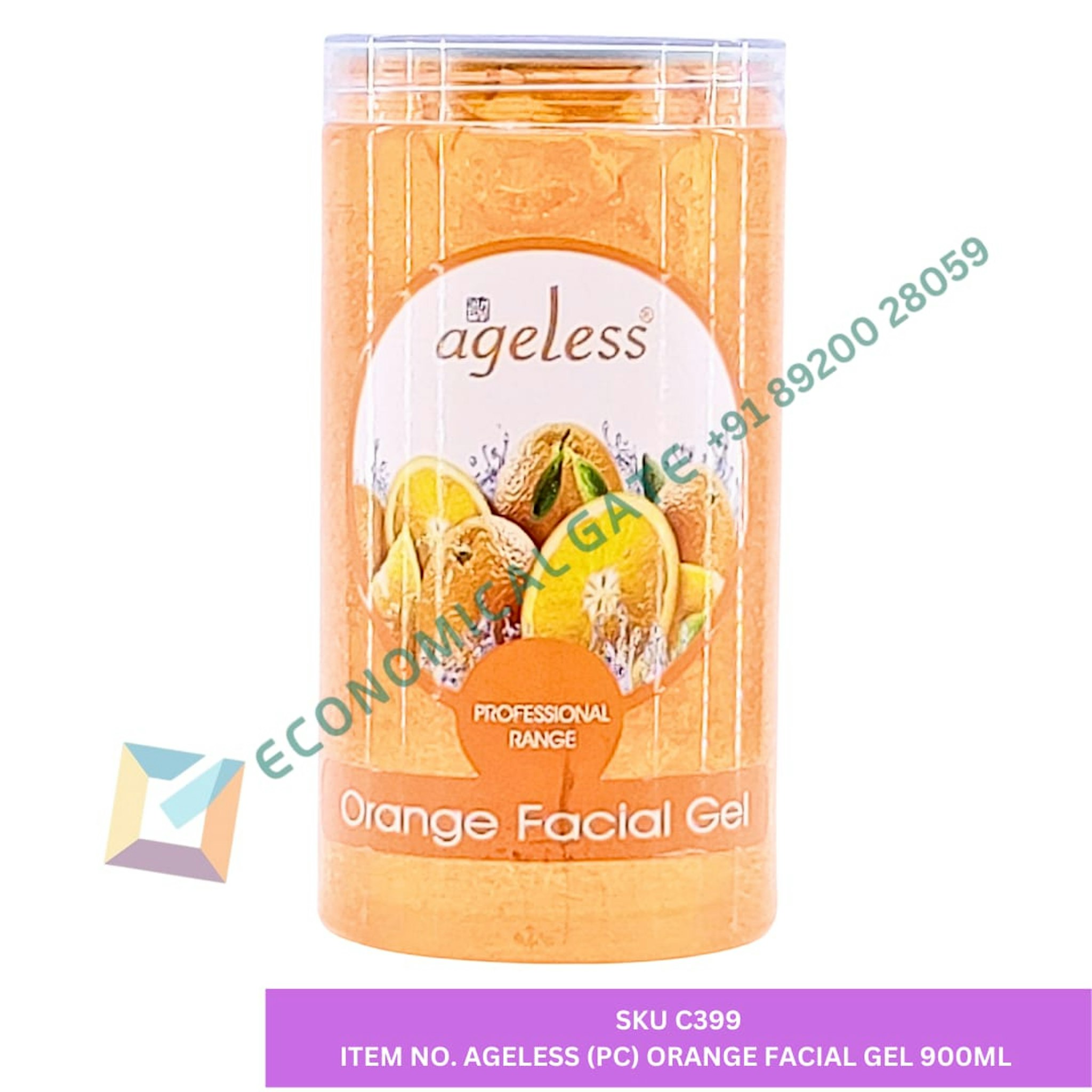 AGE LESS (PC) ORANGE FACIAL GEL  900 ML 