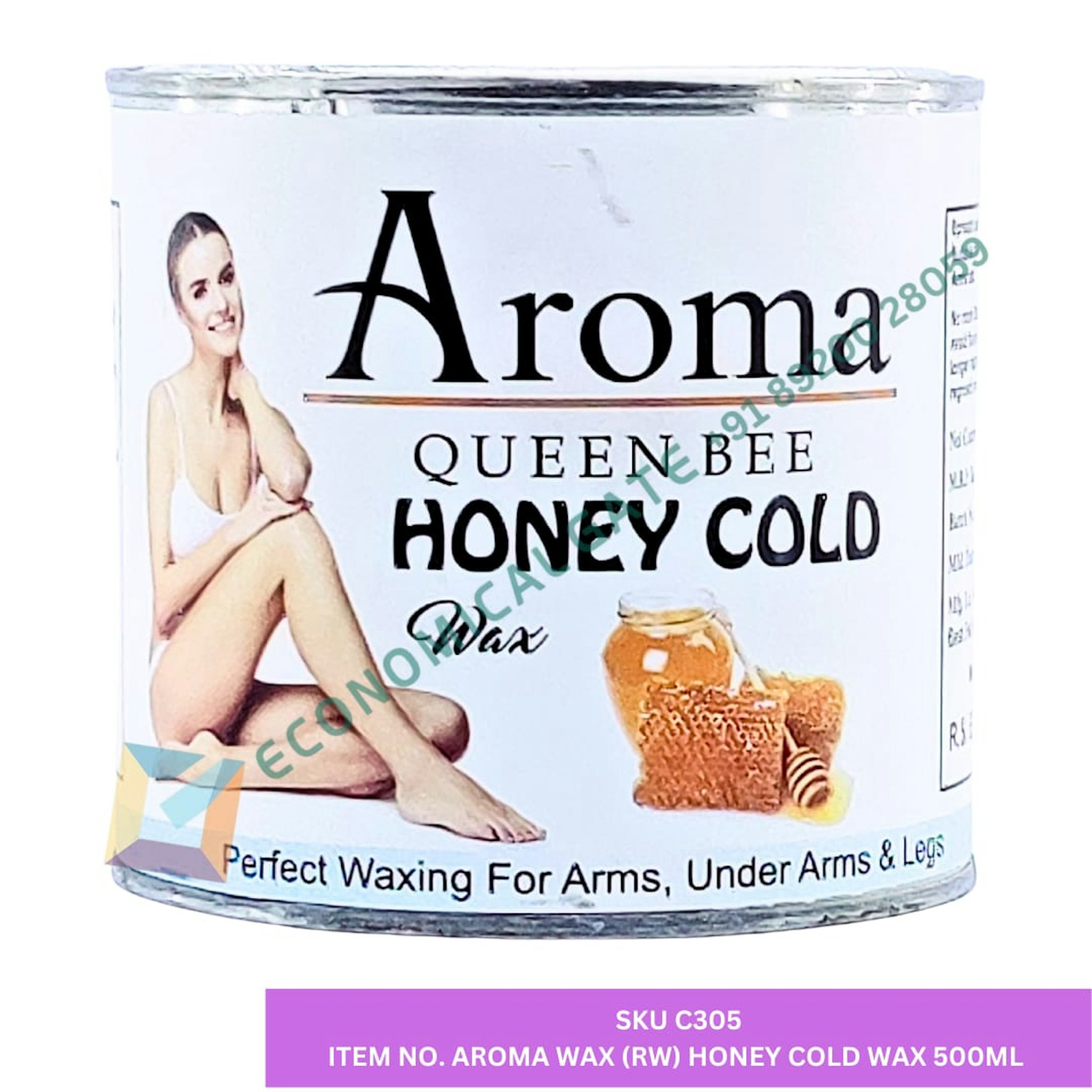 AROMA WAX (RW) HONEY COLD WAX  500 ML 